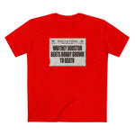 Whitney Houston Beats Bobby Brown To Death - Men's T-Shirt
