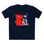 The Truth About Politics (Uncle Sam Tag-team) - Men’s T-Shirt