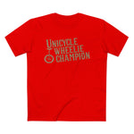Unicycle Wheelie Champion - Men’s T-Shirt