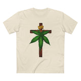 Marijuana Crucifixion - Men's T-Shirt
