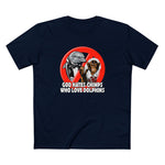 God Hates Chimps Who Love Dolphins - Men's T-Shirt