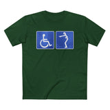 Haha Handicapped - Men’s T-Shirt