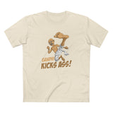Gandhi Kick Ass - Men's T-Shirt