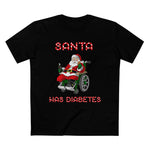 Santa Has Diabetes - Men’s T-Shirt