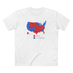 Republicans (Red States) - Elitist Election Riggers (Blue States) - Men's T-Shirt