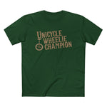 Unicycle Wheelie Champion - Men’s T-Shirt