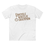 Unicycle Wheelie Champion - Men’s T-Shirt