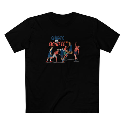 Shirts Vs. Skinless - Men's T-Shirt
