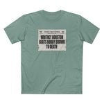 Whitney Houston Beats Bobby Brown To Death - Men's T-Shirt