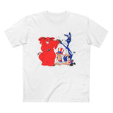 The Truth About Politics (Uncle Sam Tag-team) - Men’s T-Shirt