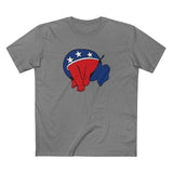Republican Elephant (Head Up Its Ass) - Men's T-Shirt