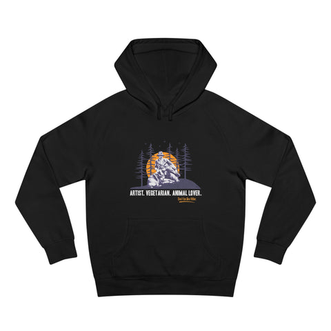 Artist. Vegetarian. Animal Lover. Don't Be Like Hitler. - Hoodie