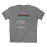 Family Holiday Rules - Men's T-Shirt