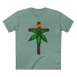 Marijuana Crucifixion - Men's T-Shirt