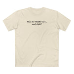 Man The Middle East... Am I Right? - Men's T-Shirt