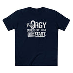 This Orgy Sure Is Off To A Slow Start - Men's T-Shirt