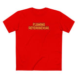 Flaming Heterosexual - Men's T-Shirt