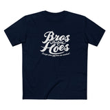 Bros Before Hoes (Except When Real Hoes Are Involved) - Men's T-Shirt
