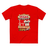 I Went To Vegas And All I Got Was This Lousy I (Heart) Ny Shirt Because I'm With Stupid - Men's T-Shirt