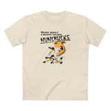 Never Insult A Giraffe Holding Nunchucks - Men's T-Shirt