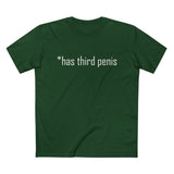 Has Third Penis - Men’s T-Shirt