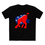 Democratic Donkey (Head Up Its Ass) - Men’s T-Shirt