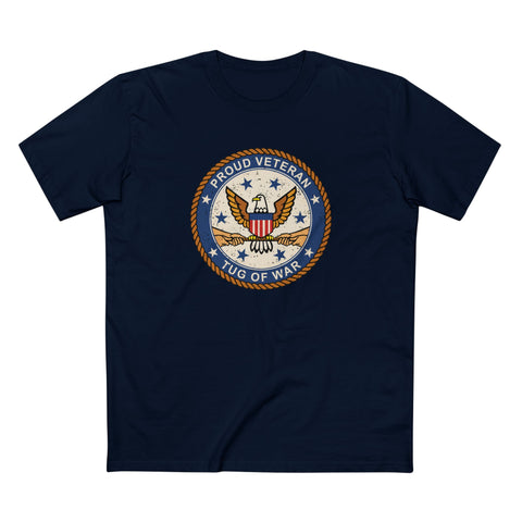 Proud Veteran (Tug Of War) - Men's T-Shirt