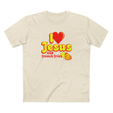 I Heart Jesus (And French Fries) - Men's T-Shirt