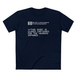 This Shirt Is Closed Captioned For The Hearing Impaired - Men's T-Shirt