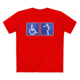 Haha Handicapped - Men’s T-Shirt