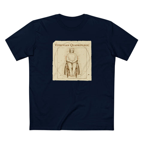 Vitruvian Quadriplegic - Men's T-Shirt