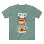 Chef's Special (Swedish Chef Serving Up Miss Piggy On A Platter) - Men's T-Shirt