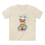 Chef's Special (Swedish Chef Serving Up Miss Piggy On A Platter) - Men's T-Shirt
