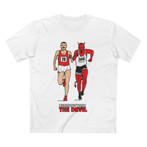 Running With The Devil - Men's T-Shirt