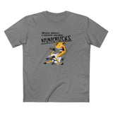 Never Insult A Giraffe Holding Nunchucks - Men's T-Shirt