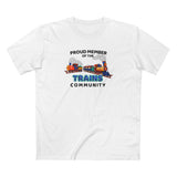 Proud Member Of The Trains Community - Men's T-Shirt