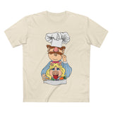 Chef's Special (Swedish Chef Serving Up Miss Piggy On A Platter) - Men's T-Shirt