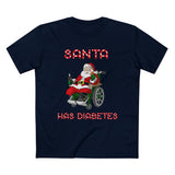 Santa Has Diabetes - Men’s T-Shirt
