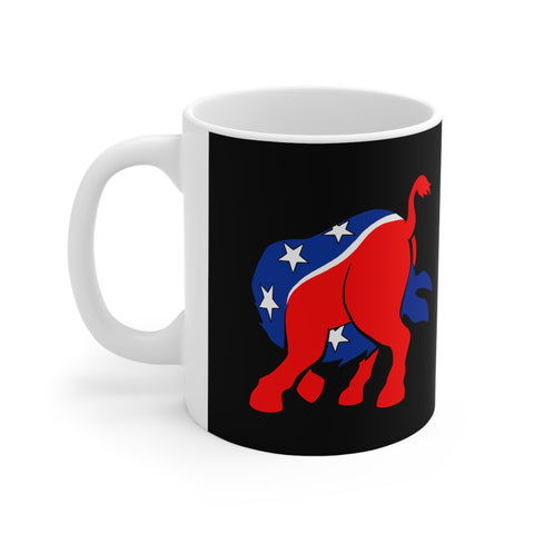 Democratic Donkey (Head Up Its Ass) - Mug