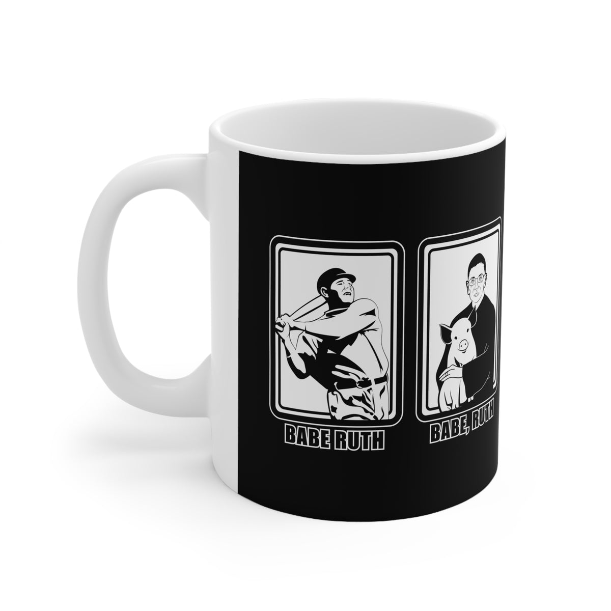 Babe Ruth Babe Ruth (Ruth Bader Ginsberg) - Mug – T-Shirt Hell Australia