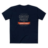Content Parents Of An Average Student - Men's T-Shirt