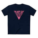 I'm Not Gay - I Only Help Out When They Are Busy - Men's T-Shirt