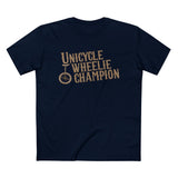 Unicycle Wheelie Champion - Men’s T-Shirt
