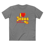 I Heart Jesus (And French Fries) - Men's T-Shirt
