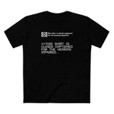 This Shirt Is Closed Captioned For The Hearing Impaired - Men's T-Shirt