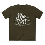 She Said Yes To Making Me Another Sandwich - Men’s T-Shirt