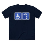 Haha Handicapped - Men’s T-Shirt