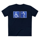 Haha Handicapped - Men’s T-Shirt