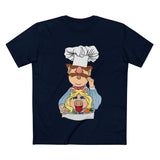 Chef's Special (Swedish Chef Serving Up Miss Piggy On A Platter) - Men's T-Shirt