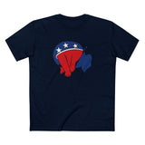 Republican Elephant (Head Up Its Ass) - Men's T-Shirt